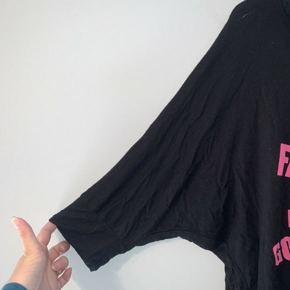 TIME AND A HALF Glamorous Graphic Sequin Stretchy Blouse 3/4 Sleeve 2XL - Picture 4 of 6